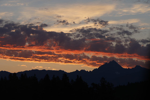 Sunrise in the Canadian Rockies