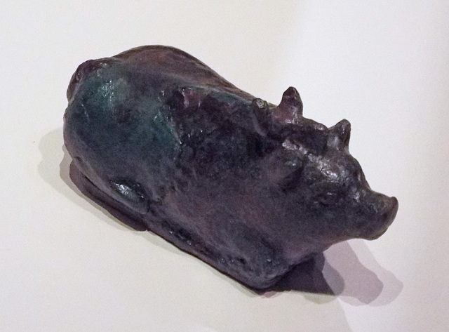 Wild Boar Weight in the Archaeological Museum of Madrid, October 2022