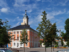 Das Rathaus von Templin in der Uckermark (Brandenburg)