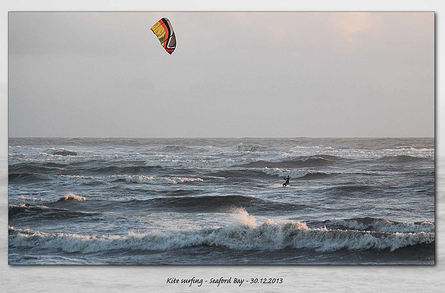 Kite surfing Seaford Bay 30 12 2013 b