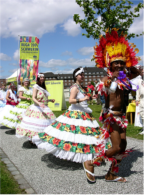 Brasilianische  Folklore-Truppe