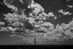 Typhoon clouds