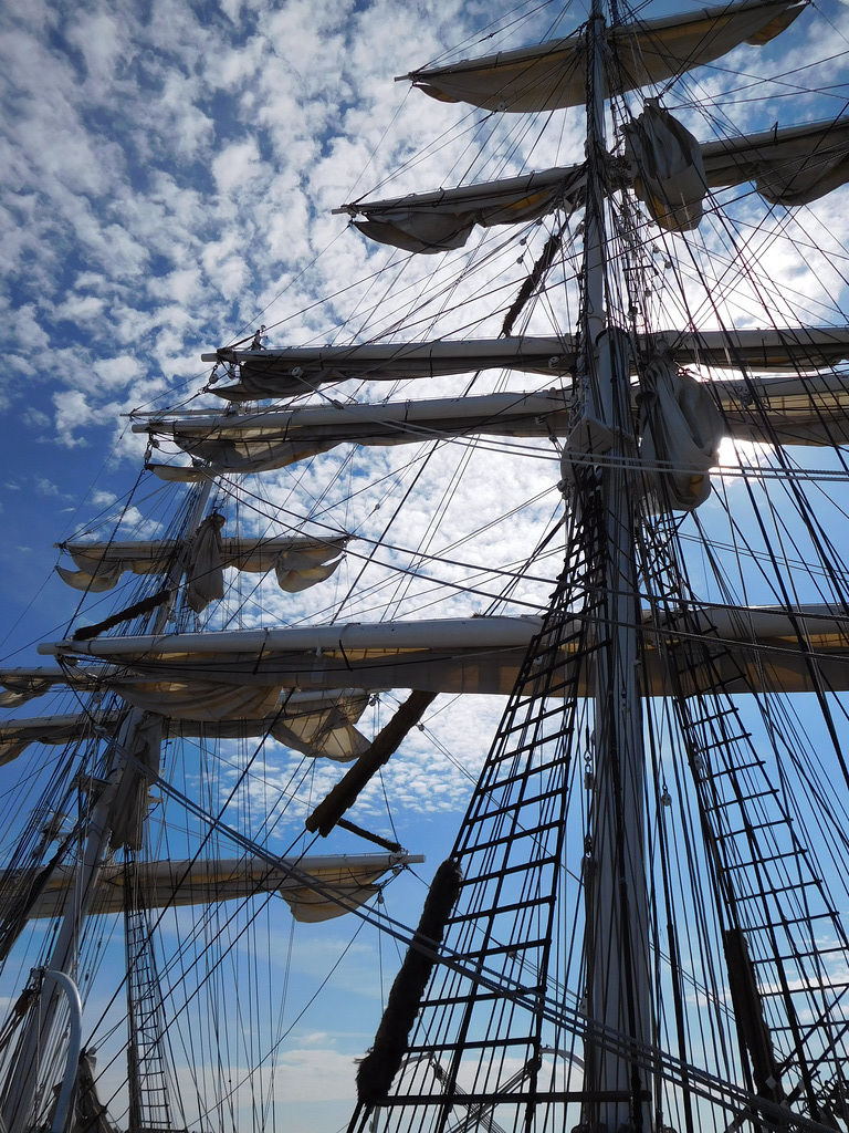 LE BELEM,, à quai,