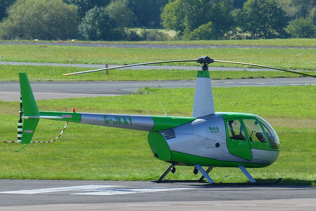 G-JKAY at Gloucestershire Airport (1) - 19 September 2017