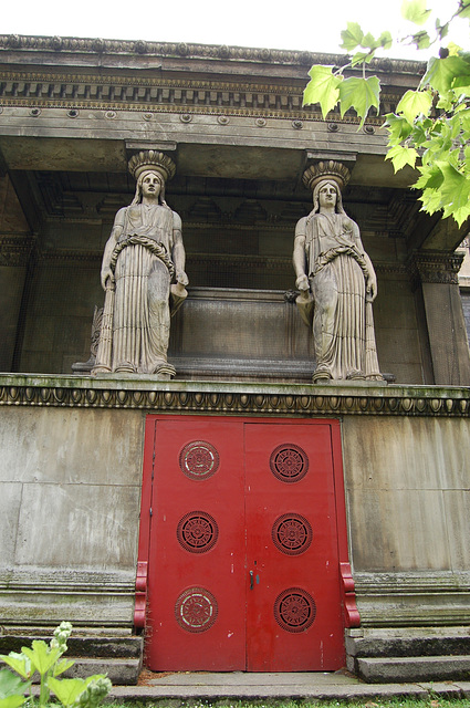 Caryatids by JFC Rossi, St Pancras Church, Euston Road, London