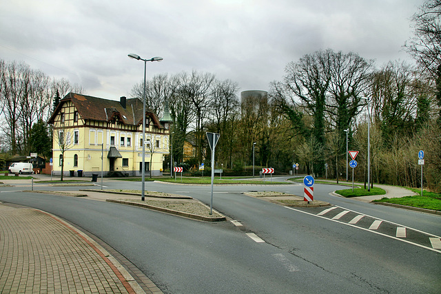 Brunnenstraße, Kreisverkehr (Lünen-Lippholthausen) / 16.03.2019