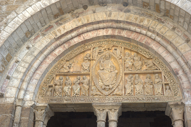 Tympan de l'église St-Pierre de Carennac