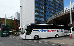 Stott and Sons (National Express contractor) BK14 LFF in Manchester - 24 May 2019 (P1020084)