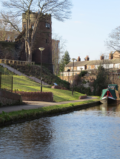 phoenix tower and canal, chester