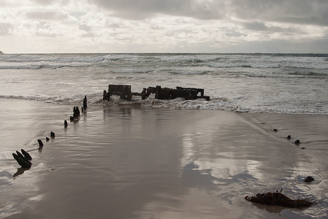 Shipwreck at Machir Beach