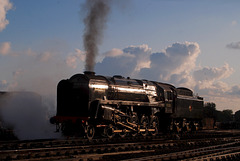 9F #92203 'Black Prince' in Weybourne yard