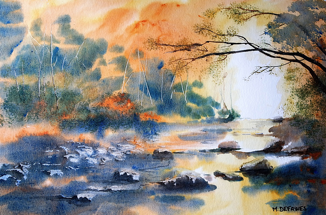 Aquarelle d'automne