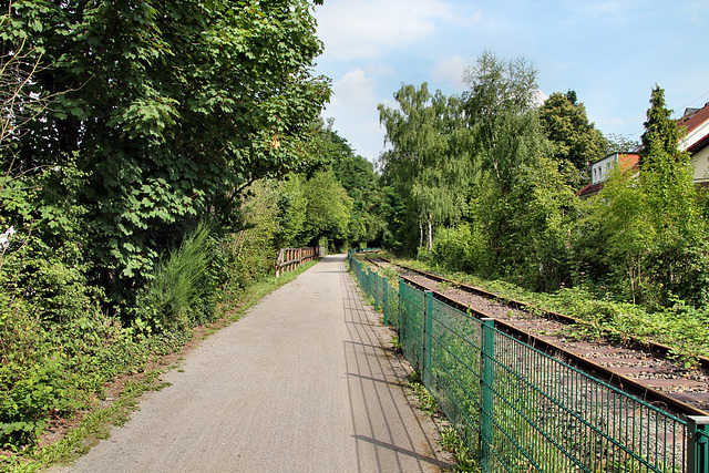 Radweg neben der Ruhrtalbahn (Witten-Bommern) / 26.07.2017