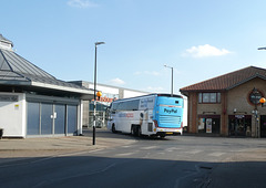 Ambassador Travel (National Express contractor) 306 (BV72 XGK) in Mildenhall - 20 Mar 2025 (P1200695)