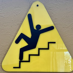 Vatican 2025 – Mr Stick falls down the stairs