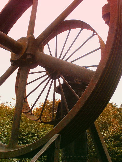 Winding gear with colour