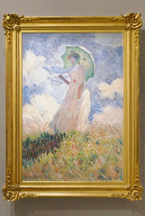 Essai "Femme à l'ombrelle tournée vers la droite" 'Claude Monet - 1886)