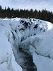 Tännforsen - frozen waterfall