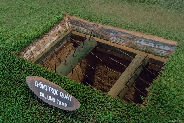 im Museum von Cu Chi - einfache, aber wirkungsvolle Fallen (© Buelipix)