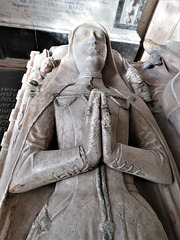 kedleston church derbs ; c15 tomb of  sir john curzon +1456