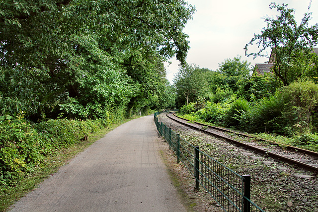 Radweg neben der Ruhrtalbahn (Witten-Bommern) / 26.07.2017