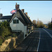 flag at the White Hart