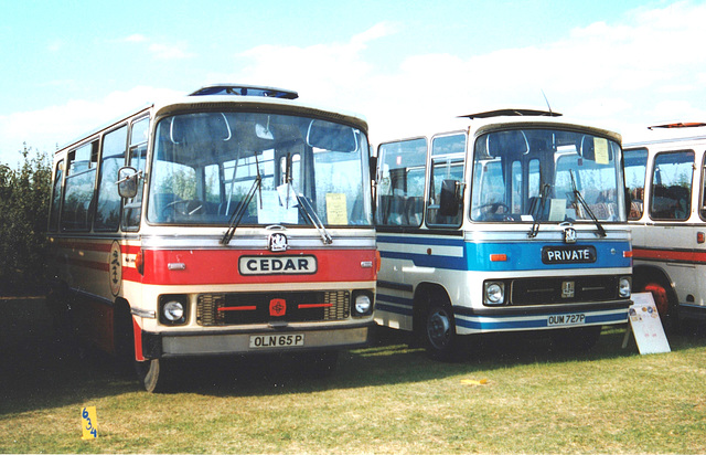 Preserved Caetano Faro Bedford J2s at Showbus – 21 Sep 1997 (371-35)