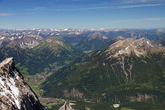 Blick von der Zugspitze