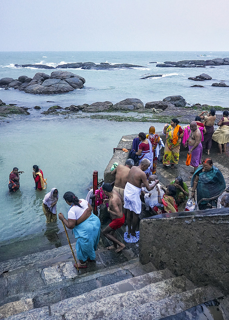 Descente au bain.