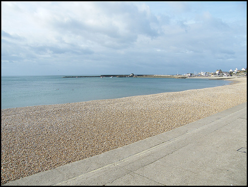 socially distant beach