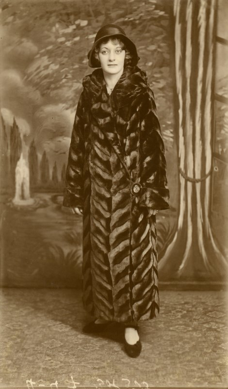 Woman in Fur Coat