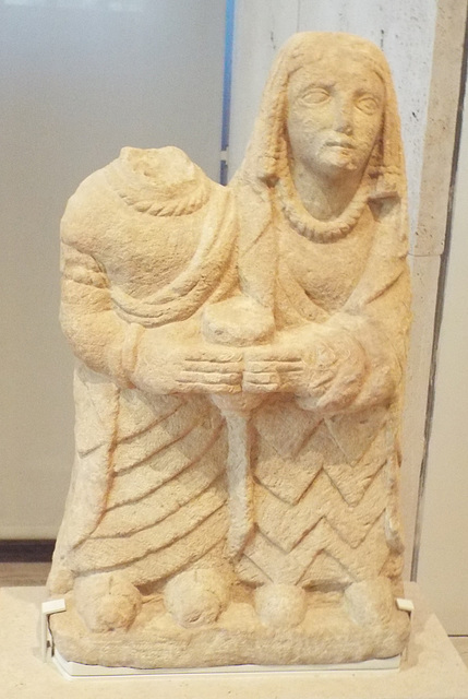 Iberian Pair of Offerants in the Archaeological Museum of Madrid, October 2022