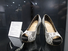 Cork shoes with Peniche bobbin lace.