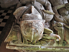kedleston church derbs ; c15 tomb of  sir john curzon +1456