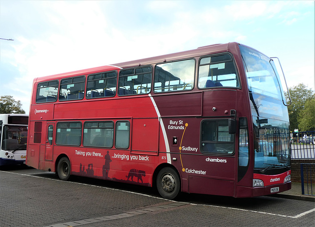 Konectbus (Chambers) 875 (PN09 ENE) in Bury St. Edmunds - 20 Oct 2020 (P1070914)