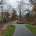 Radweg auf der ehem. Werksbahn Bochumer Verein (Bochum-Weitmar) / 17.02.2024