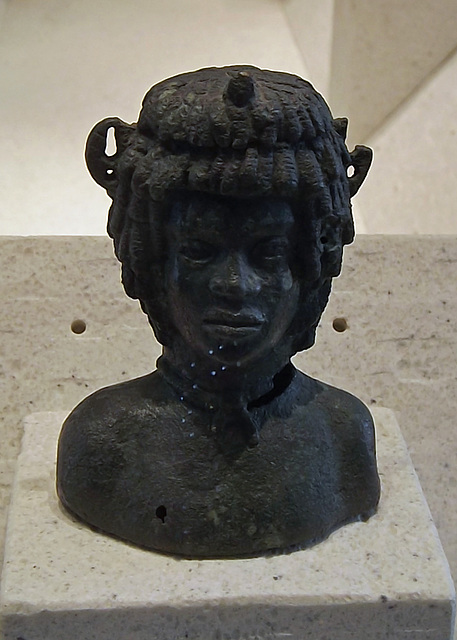 Perfume Vase in a Bust of an Adolescent in the Louvre, June 2014