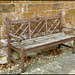 seat in Milcombe churchyard