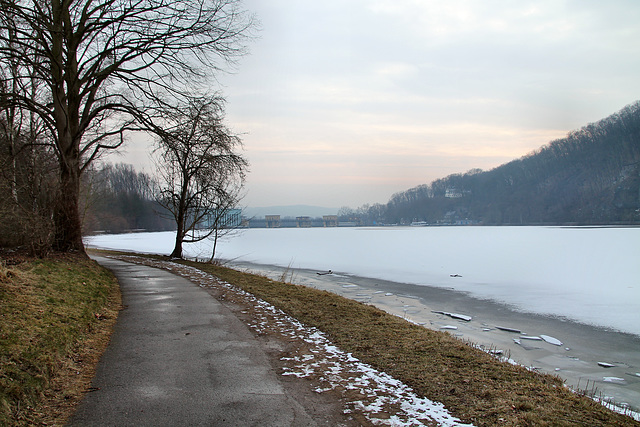 Am Ufer des Hensgteysees (Hagen-Hengstey) / 3.03.2018