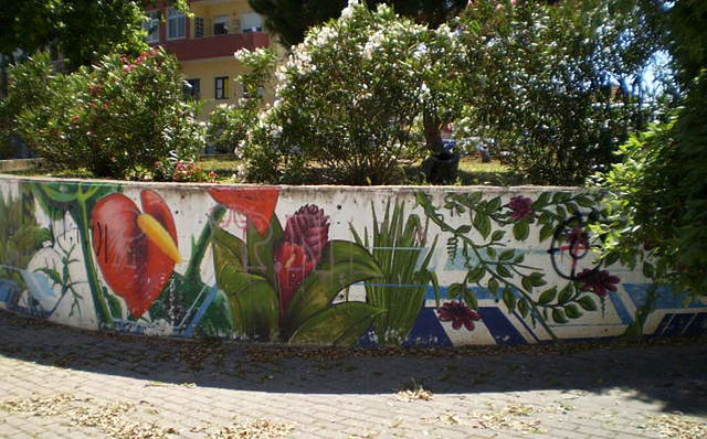 Street art - flora.