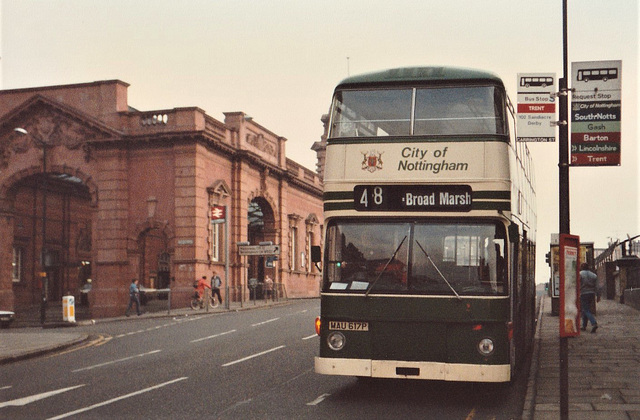 Nottingham City Transport 617 (MAU 617P) – 26 Jan 1987 (44-28)