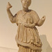 Detail of a Small Statuette of Hygieia from Epidauros in the National Archaeological Museum of Athens, May 2014