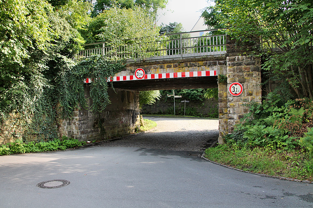 Unterführung unter der Ruhrtalbahn (Witten-Bommern) / 26.07.2017