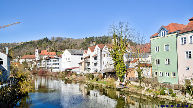 Altmühlfluss in Eichstätt