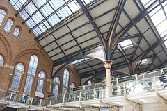 Roof detail of the main line Liverpool Street Station - 25 2 2023