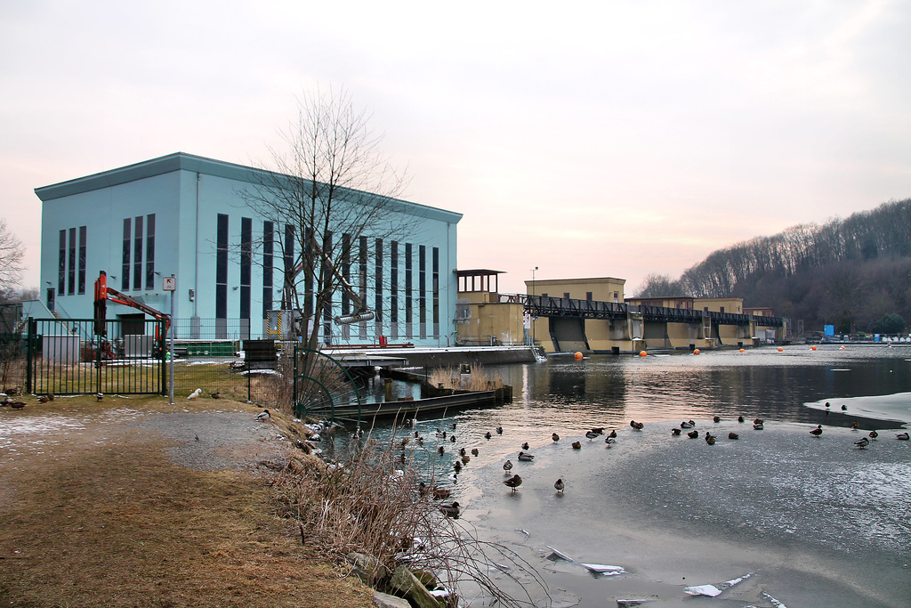 Laufwasserkraftwerk Hengstey (Hagen) / 3.03.2018