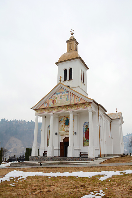 Romania, Maramureș, The Church of the Assumption of the Virgin Mary in the Moisei Monastery