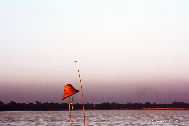 the red hat (Amarapura /Myanmar)