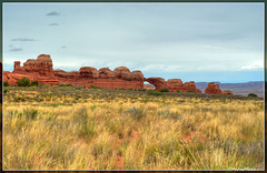 Lanscape at broken arch, Arches