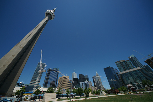 CN Tower And Roundhouse Park